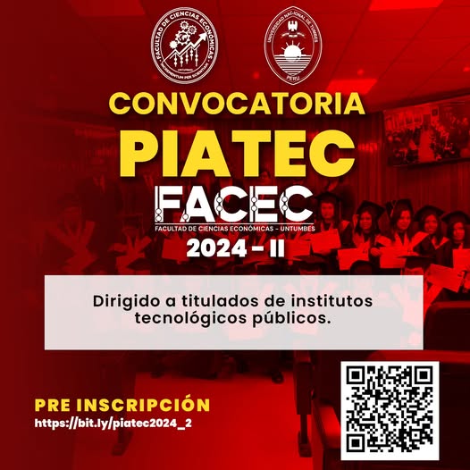 Atención jóvenes egresados: Programa PIATEC con la UNT